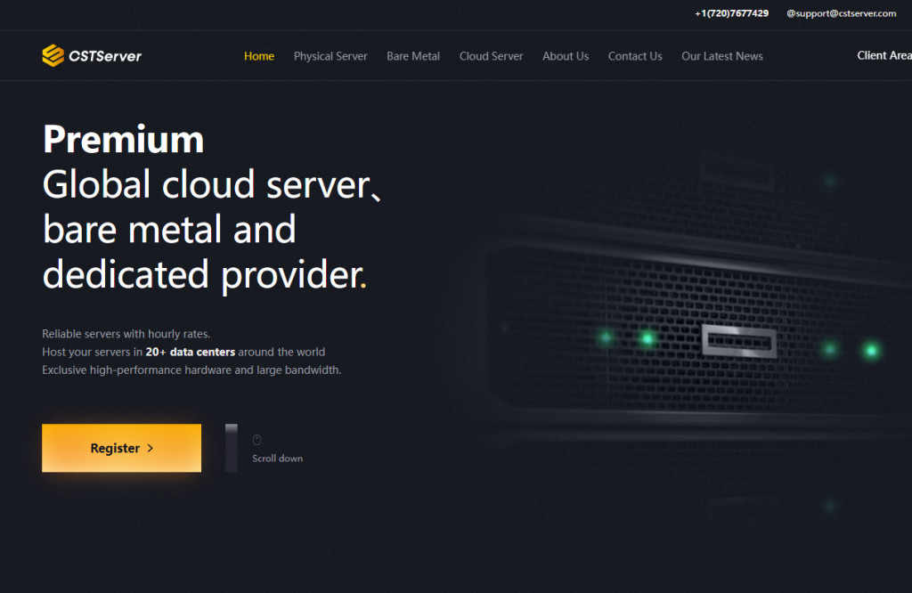 cstserver is offering a $110 World Cup bonus. Data centers in Hong Kong, Japan, and the U.S. VPS starting at $2.69/month, bare-metal servers at $17.9/month, physical servers at $39.9, and website clusters at $118.